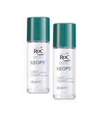 ROC KEOPS Deodorante Roll-On 2x30ml CONFEZIONE DOPPIA