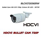 Telecamera Bullet HD-CVI 720P 3.6mm Led SMD - Serie Lite - Setik