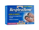 Rinazina RespiraBene 30 cerottini nasali classici grandi