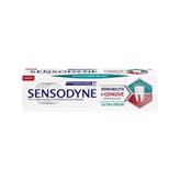 Sensodyne Dentifricio Sensibilità &amp; Gengive Extra Fresh - Dentifricio per gengive sensibili e alito cattivo - 75 ml