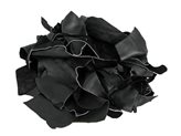 Black Furniture Nappa Leather Remnants - Color : Black