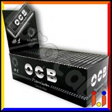 Cartine Ocb Nere Premium Corte - Scatola da 50 Libretti