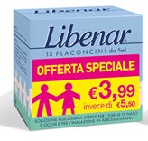 Libenar Soluzione Fisiologica 15 Flaconcini Monodose 5 ml Taglio Prezzo