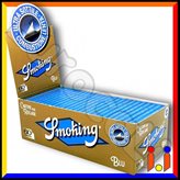 Cartine Smoking Blu Corte - Scatola da 50 Libretti