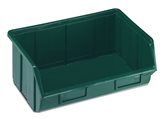 Contenitore porta minuterie in plastica impilabili 34,4x25x12,9 - Colore : verde, Set da : 12