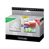 Originale Lexmark 80D2978 Conf. 2 cartucce inkjet #36XL - #37XL colore