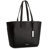 Calvin Klein borsa donna K60K602240 001 in ecopelle color nero, con inserzioni simil pelle squamata - Colore : Nero, Stagione : Autunno/Inverno, Genere : Donna
