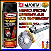 Vernice Spray Macota Tubo - Resistente Alle Alte Temperature Fino A 800°C - Tinta : Giallo 800°C