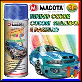 Vernice Spray Macota Tuning Color - Colori Stellinati e Pastello - Tinta : Bianco Lucido Pastello