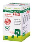 ENTEROLACTIS Plus - Integratore a base di fermenti lattici vivi - 15 capsule