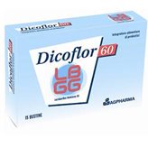 Dicoflor 60 - Integratore per l'equilibrio della flora batterica intestinale - 15 bustine