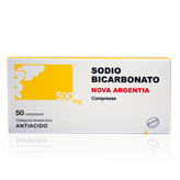 SODIO BICARBONATO NOVA ARGENTIA 500MG ANTIACIDO 50 COMPRESSE