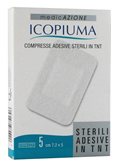 Icopiuma Compresse Adesive Sterili in Tnt 7,2X5 Cm 5 pezzi