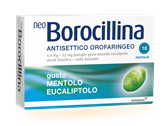 NeoBorocillina Antisettico Orofaringeo 16 Pastiglie Mentolo Eucaliptolo