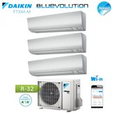Climatizzatore Condizionatore DAIKIN Bluevolution Trial Split Inverter PERFERA FTXM-M/N 7000+9000+9000 R-32 Wi-Fi 7+9+9 con 3MXM52N