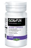 GO&FUN integratore di acido lipoico Vitamina E Te' verde 60 capsule