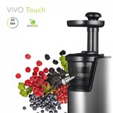 Estrattore di succo a freddo | VIVO Touch Acciaio | 43 Giri/min
