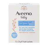 Aveeno Baby Soothing Oat Bath Soak - Polvere Bagno Lenitivo 5 Bustine 21g