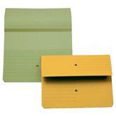 Cartelline canguro 4company verde 32,5x25,5 cm woodstock 225 g/mq 3240 02 (conf.10)