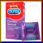 Preservativi Durex Contatto Sensual - Scatola 6 / 12 pezzi - QuantitÃ  : 6 Preservativi