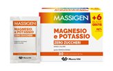 MASSIGEN MAGNESIO e POTASSIO SENZA ZUCCHERO 24 BUSTINE +6  IN OMAGGIO