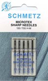 Aghi Schmetz Microtex per Macchine da Cucire