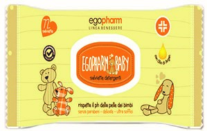 EGOPHARM Salviette detergenti Olio di Argan 72 pezzi