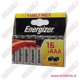 Energizer AAA MiniStilo Formato Famiglia 16 pz.