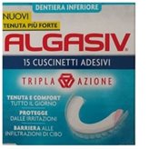 ALGASIV Cuscinetti Adesivi Dentiera Inferiore 15pz