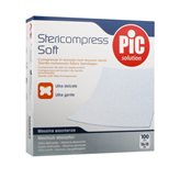 Pic Stericompress Soft compresse in tessuto non tessuto sterili 10x10 cm