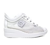 Agile by Rucoline Sneaker Wedge High Media with Internal Hing Top Chambers Art. 0226 82310 226 - Season : Spring/Summer, Size : 40, Color : White, Gender : Woman