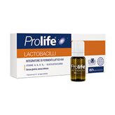 Prolife Lactobacilli - Integratore per l'equilibrio della flora batterica intestinale - 10 flaconcini