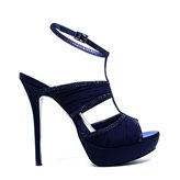 Ikaros Sandalo Gioiello Elegante A2616Blu Blu - Taglia : 38, Colore : Blu, Stagione : Primavera/Estate, Genere : Donna
