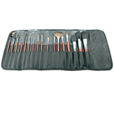 Make-up Brush Set 17 Pennelli in Pelo Naturale
