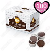 100 Capsule Caffè Aroma Leon D'Oro Tre Venezie - Compatibili Lavazza Espresso Point