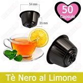 50 Capsule The Nero Limone Tre Venezie - Compatibili Nescafè Dolce Gusto