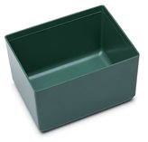 Vaschetta per portaminuterie - Colore : verde, Larghezza (cm) : 10.9, Profondità (cm) : 14, Altezza (cm) : 8, Set da : 1