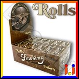 Cartine Smoking Rolls Brown King Size Lunghe - Scatola da 24 Pacchetti