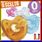 Chicco Gommotto Physio Soft 0 m+ a Scelta - 1 Ciuccio - Colore : Neutro Silicone