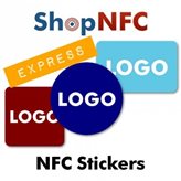 Etiquettes NFC personnalisées - Impression Express - Dimensions : NTAG213 26x42mm - Standard