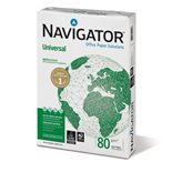Navigator Carta  A4 Navigator Universal per fotocopie (80 gr) - 5 risme da 500 fogli