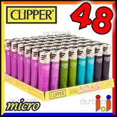Clipper Micro Elettronico Fantasia Crystal - Box da 48 Accendini
