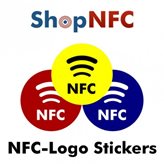 NTAG213 Stickers printed with NFC Logo
