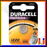 Duracell Lithium CR1220 DL1220 Pile 3V - Blister 1 Batteria