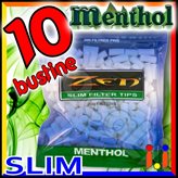 Zen Slim 6,5mm Mentolo - 10 Bustine da 200 Filtri