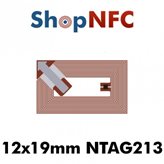 Etiqueta NFC NTAG213 12x19mm adhesiva