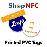 Custom NFC Stickers in PVC - Express Printing - Anti-metal Layer : No