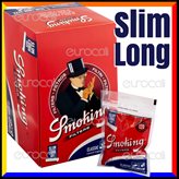 C00013007 - Smoking Slim Extra Lunghi 6mm - Box 30 Bustine da 120 Filtri
