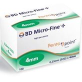 BD Microfine Aghi Per Penna Insulina Penta Point G32 x 4mm 100 Pezzi