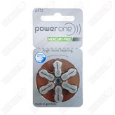 Power One Misura 312 / PR41 / P312 - Blister da 6 Batterie per Protesi Acustiche